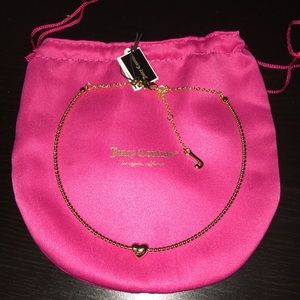 Gold inspired Juicy Couture choker necklace NWT
